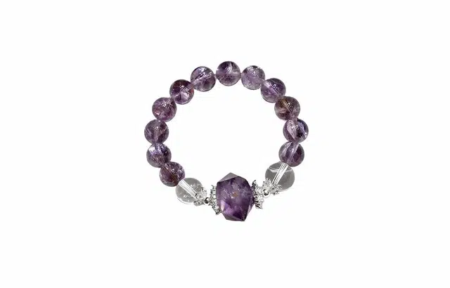 克拉日记 新中式国潮原创 手饰锦鲤事业招财健康平安桃花小众设计感 水晶 手串 女款