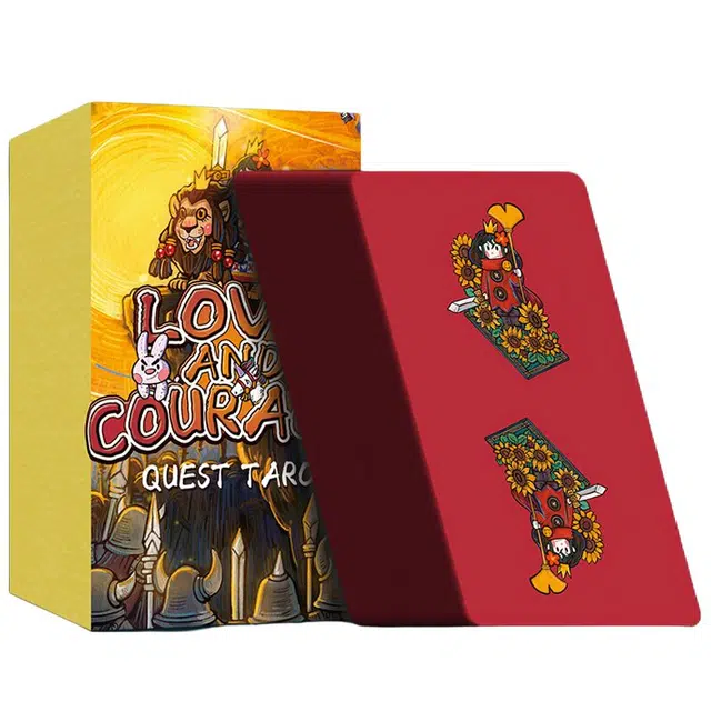 韦特塔罗 爱与勇气的奇幻之旅塔罗牌原创小公主韦特 桌游