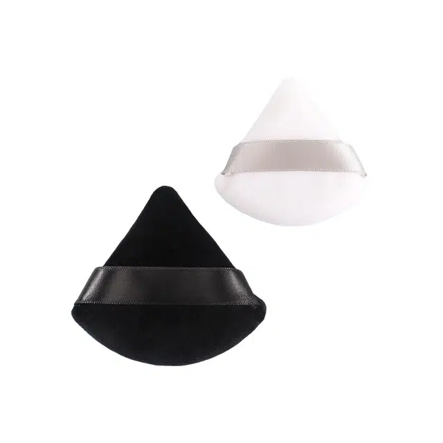 静玲珑 粉扑植绒定妆粉扑散粉扑蜜粉扑粉饼不易吃粉上妆细腻三角形