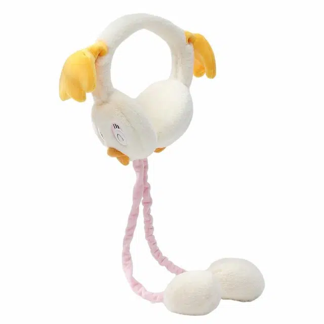 南极人 会动卡通韩版可爱耳暖冬季保暖防寒耳捂子耳包防冻护耳套 毛绒 耳罩 儿童款