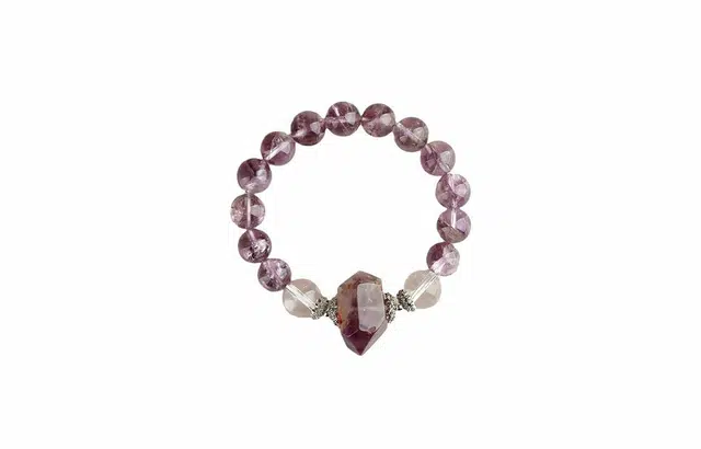 克拉日记 阿赛紫幽灵新中式串珠轻奢小众精致手饰品手饰招财 水晶 手串 女款