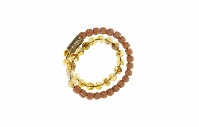 克拉日记 菩提籽新中式国潮原创设计复古个性双圈招财健康平安#好运研究院 礼盒装 水晶 手串 男女同款情侣款