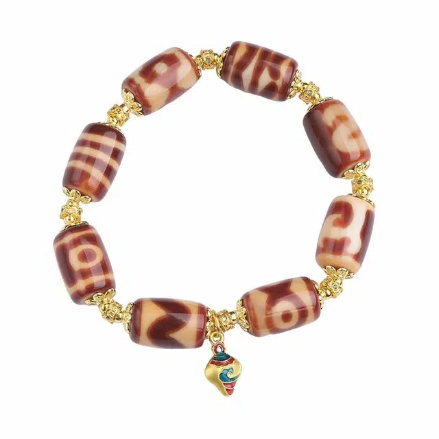 布达拉宫 本命年藏式红肉多宝 玛瑙 手串 男女同款情侣款