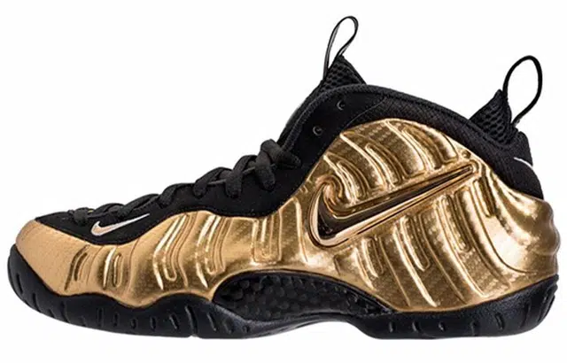 Nike Foamposite Pro Metallic Gold