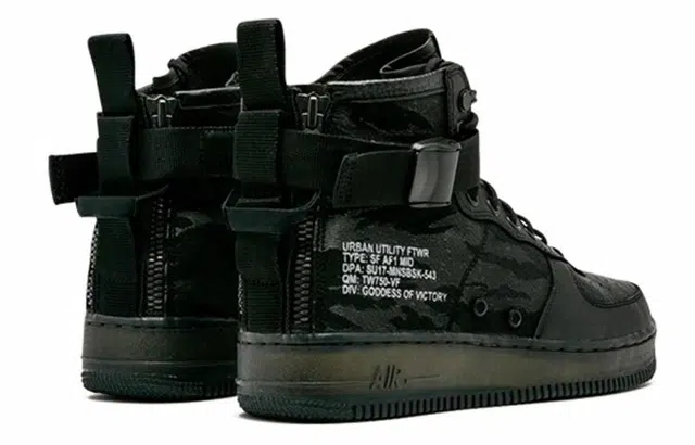 Nike Air Force 1 Black Cargo Khaki