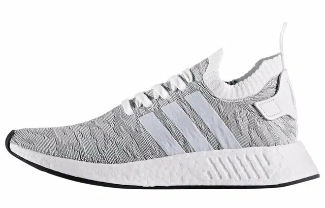adidas originals NMD_R2 Primeknit White Black