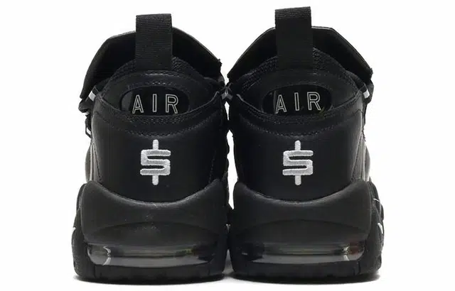 Nike Air More Money Black Metallic Silver