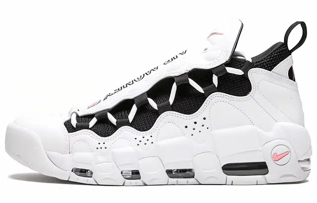 Nike Air More Money White Black Coral Chalk