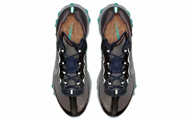 Nike React Element 87 Black Neptune Green