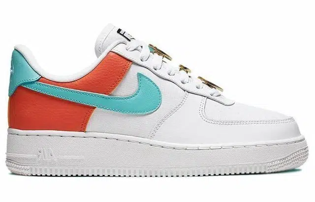 Nike Air Force 1 White Aqua Clay