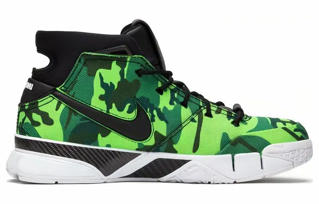 UNDEFEATED x Nike Zoom Kobe 1 Protro Green Camo (Silver Lake)