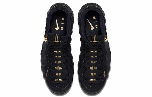 Nike Foamposite Pro black metallic gold