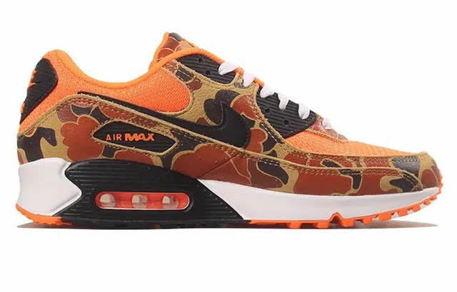 Nike Air Max 90 duck camo orange
