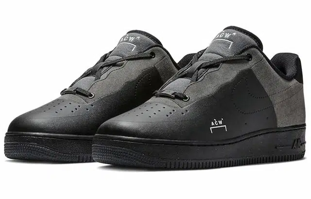 A-COLD-WALL* x Nike Air Force 1 Black acw