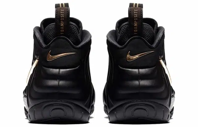 Nike Foamposite Pro black metallic gold
