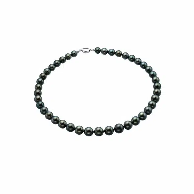 安道子 正圆炫彩 轻奢高级感优雅气质 海水珍珠 珍珠项链 女款