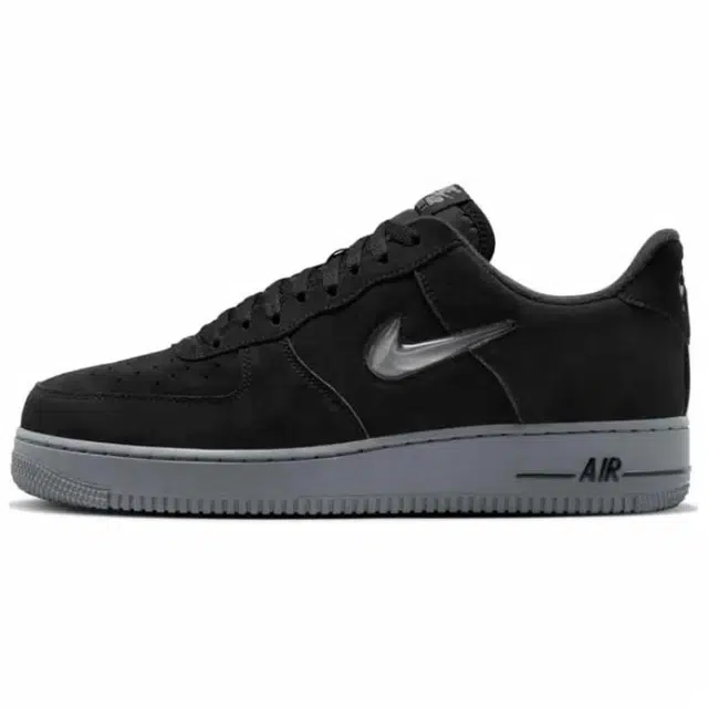 Nike Air Force 1 LOW JEWEL Black SuedeCool Grey