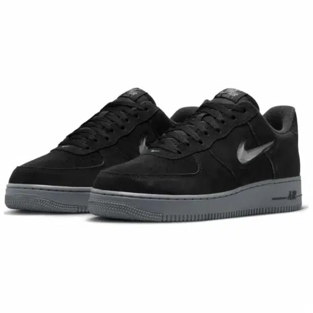 Nike Air Force 1 LOW JEWEL Black SuedeCool Grey