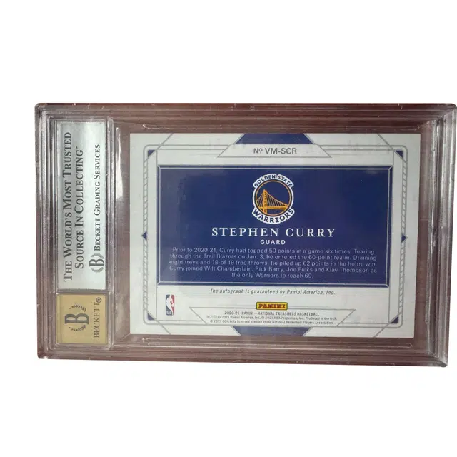 PANINI 2020-21National Treasures 25 62BGS8.510