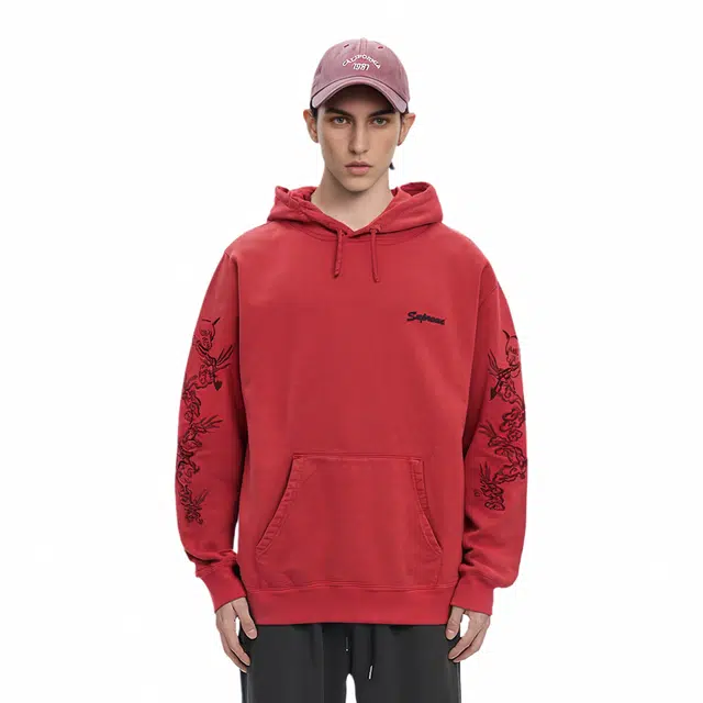 Supreme SS20 Week 14 Dragon Overdyed Hooded Sweatshirt