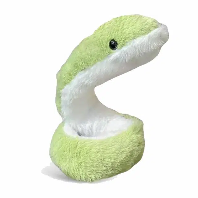 余笙情 公仔青蛇手偶蛇年吉祥物 毛绒 挂件 男女同款情侣款