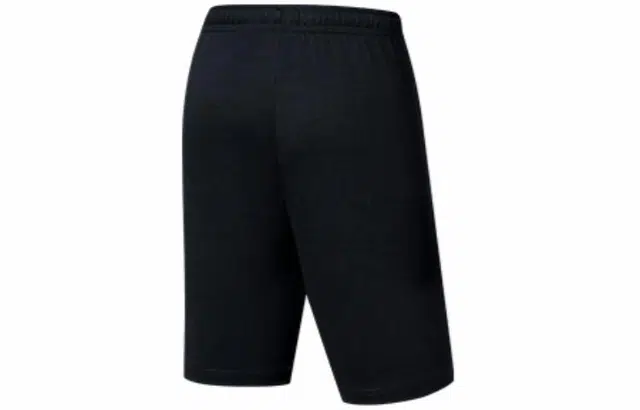 乔丹 休闲纯色五分设计运动短裤 男款 黑色