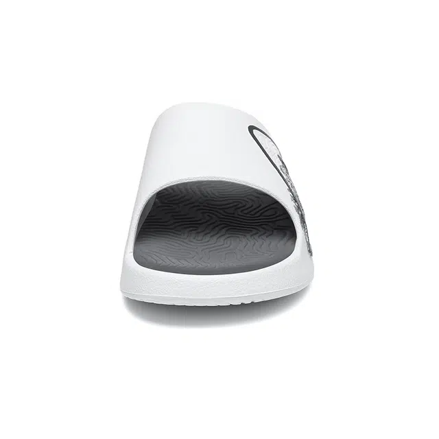 匹克 态极国创 象鼻山 山水系列 舒适时尚 防滑防磨按摩一字拖鞋 男款 白灰色