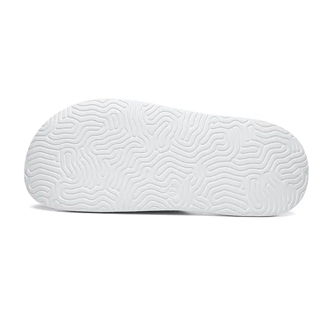 匹克 态极国创 象鼻山 山水系列 舒适时尚 防滑防磨按摩一字拖鞋 男款 白灰色