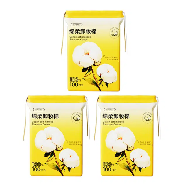 兰可欣 亲肤卸妆化妆棉 脸部拍爽肤水湿敷专用