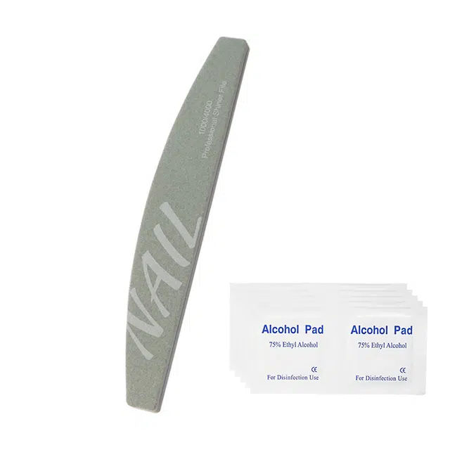 静玲珑 指甲锉磨指甲砂条修美甲搓条抛光打磨条海绵挫条工具