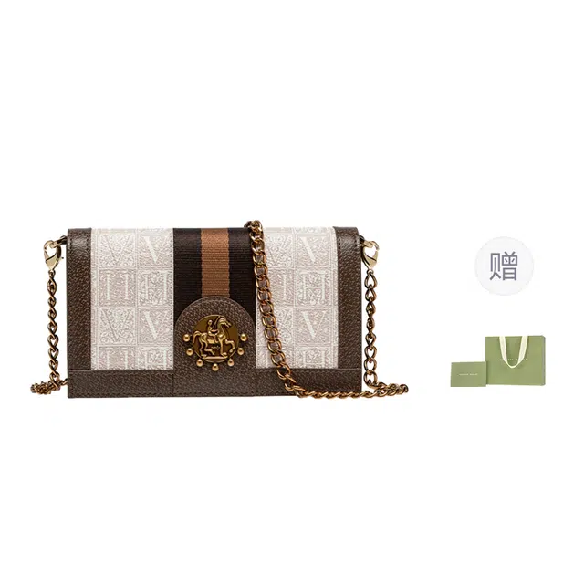 Vanessa Hogan VH Retro Print Chain Bag