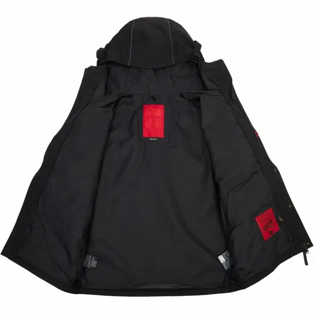 The North Face Logo Hoodie Jacket Black