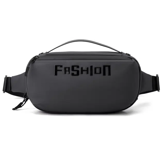 垣途者 商务休闲 尼龙 腰包 男款 黑色