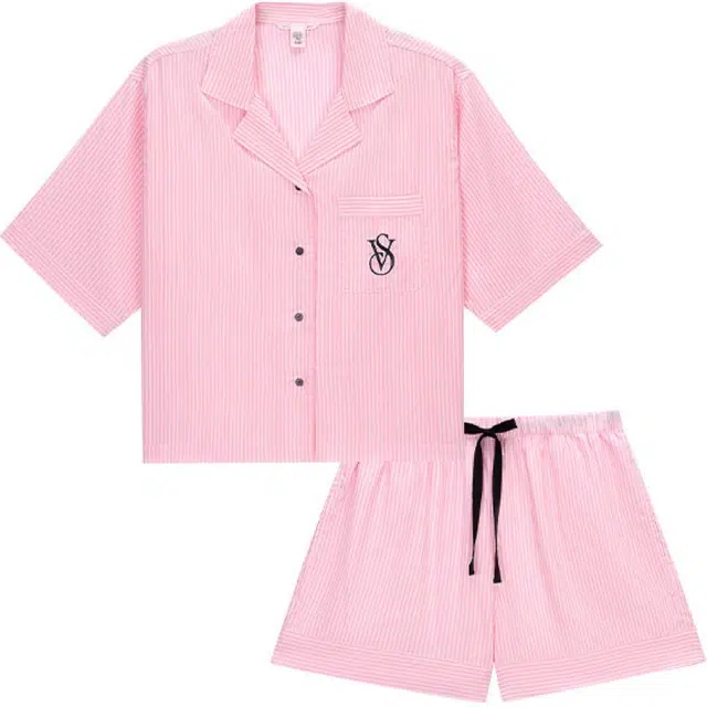 Victoria's Secret The Mix Pajama Set Pink