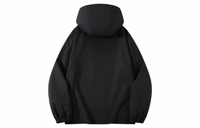 雅鹿 经典户外爬山露营防风防水纯色宽松百搭夹克外套 男女同款