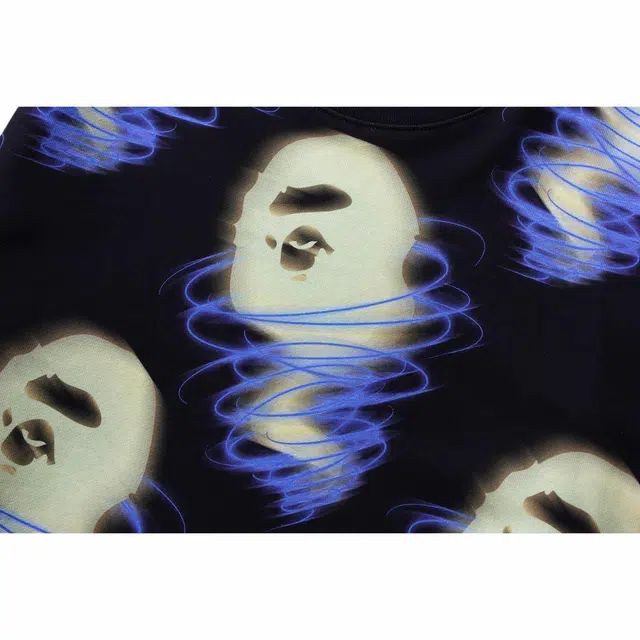 A BATHING APE LA CAMO COLLEGE TEE T Bape Shark Full Zip Hoodie