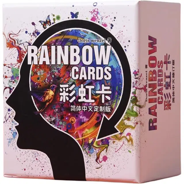 韦特塔罗 生命的色彩彩虹卡简体卡心理卡牌 桌游