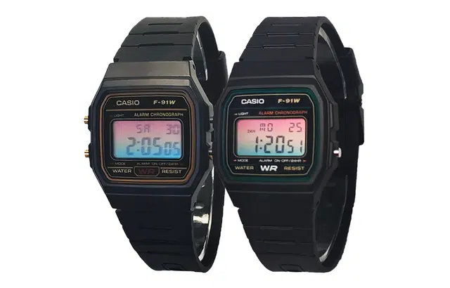 CASIO YOUTH F-91WG-9F-91WM-3-Flicker Wave