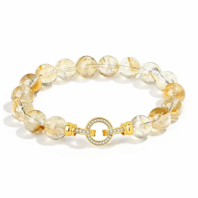 普陀山文创 新中式轻奢高级感转运珠串珠 八方来财多财多福设计感#好运 水晶 手串 女款