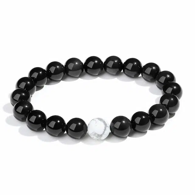 【普陀山官方已过香】 普陀山文创 新中式国风时来运转 轻奢招财转运小圆满 平安纳福#好运 黑曜石 手串 男女同款情侣款