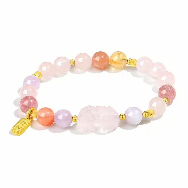 【普陀山官方已过香】 普陀山文创 新中式祥瑞貔貅转运串珠 八方来财多才多福中式复古手饰 礼盒装#好运 水晶 手串 男女同款情侣款