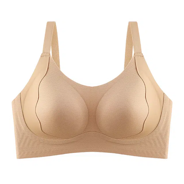 都市丽人 提拉调整型无痕无钢圈上托防下垂亲肤舒适透气聚拢防滑不勒文胸 女款