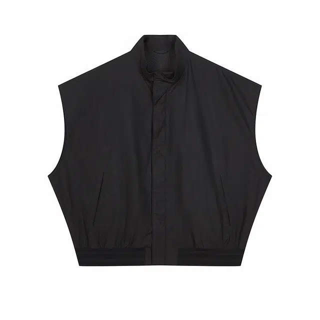 速写 纯色日常简约超宽松无袖马甲 男款