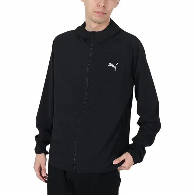 PUMA RUN FAVORITE WOVEN HOODED JACKET M