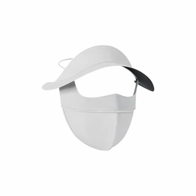 木林森 全脸防紫外线口罩脸罩 防紫外线户外透气遮阳脸基尼大帽檐 聚酯纤维 防晒面罩 男女同款情侣款