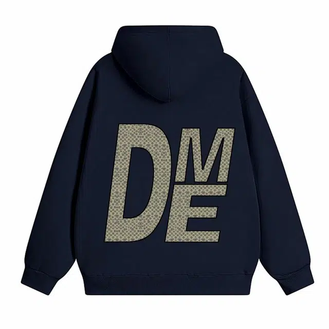 【dme】 美式复古连帽套头重磅舒适长袖休闲宽松卫衣 男女同款