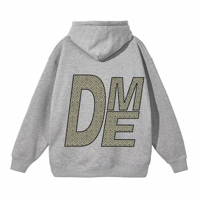 【dme】 美式复古连帽套头重磅舒适长袖休闲宽松卫衣 男女同款