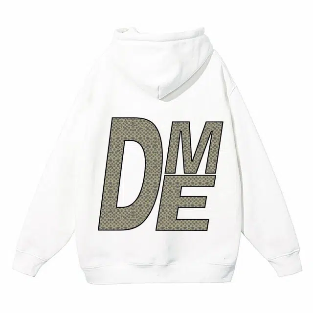 【dme】 美式复古连帽套头重磅舒适长袖休闲宽松卫衣 男女同款