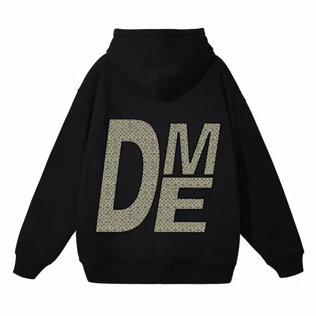 【dme】 美式复古连帽套头重磅舒适长袖休闲宽松卫衣 男女同款