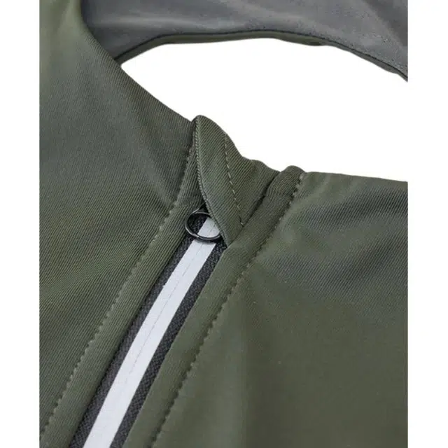 爱依服 镂空拉链短款无袖背心 女款 墨绿